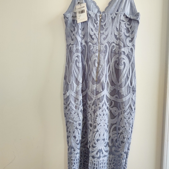 Bardot Blue Dress - Picture 5 of 5